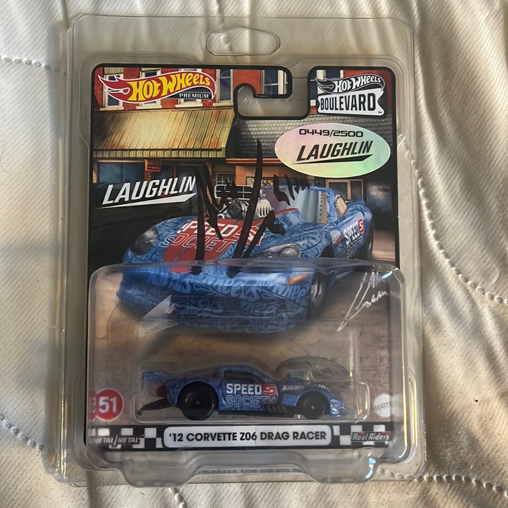 Signed Boulevard Corvette 2012 Z06 Drag Racer